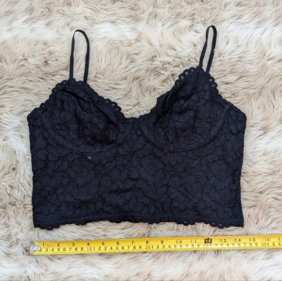 Navy lace Bustier Top - Picture 6 of 10